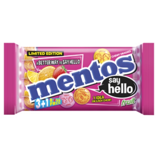 Picture of Mentos Fruit MULTIPACK 3Pk x25